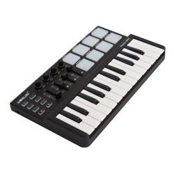 Mini portable 25-key USB keyboard & Drum Pad MIDI controllerPiano