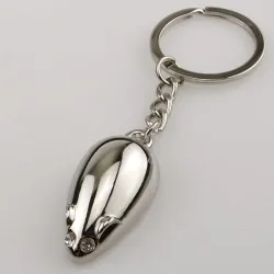 Mouse - metal keychainKeyrings