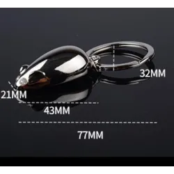 Mouse - metal keychainKeyrings