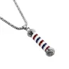 Gold & silver necklace with a microphoneNecklaces