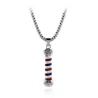Gold & silver necklace with a microphoneNecklaces