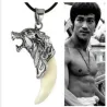 Wolf head with tooth - necklaceNecklaces