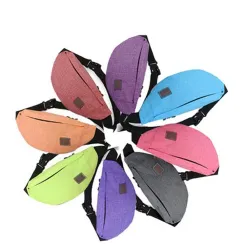 Waist & shoulder bag - sports bag - waterproof - nylon - with zippersBags