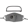 Mouth / face protective mask - detachable plastic eye shield - air valve - 2.5PM filter - reusableMouth masks