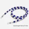 Beaded eyeglass chain - reading glasses - multi colourNecklaces