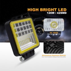 Led Lights - 72W - 126W - Truck - ATV - Light BarLED light bar