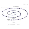 Stainless steel classic necklace with resin beadsNecklaces