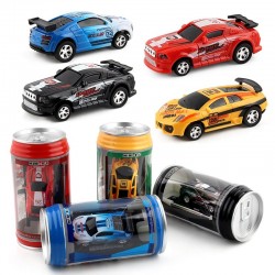 Remote control micro racing car - soda can - multi colorRC Toys