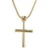 Baseball cross necklace - stainless steel - gold - silver - black - unisexNecklaces