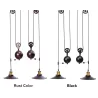 Vintage hanging pulley lamp - 2 / 3 heads - E27 - AC110 - 240VCeiling lights