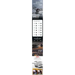 X2000 - 1.3KM - 4K HD Pixel Camera - Electric - Adjustable Lens - GPS - 28mins Flight Time - RTF - BlackR/C drone