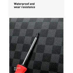 Polo backpack - plaid design - USB charging port - waterproofBags