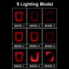 Bicycle helmet with Led light - rechargeable - integrally-molded - sports head protectionBicycle
