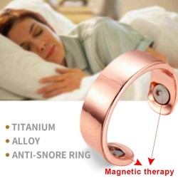 Anti Snoring Device - Adjusted Ring - Magnetic TherapySleeping