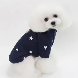 Star pattern - warm dogs / cats vestClothing & shoes