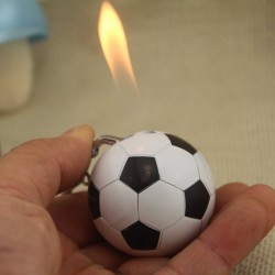 Football shaped cigarette lighter - keychainLighters