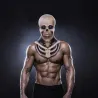 Scary skeleton mask - with chest bones piece - latex - full headMasks
