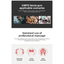 Massage gun - deep muscle relaxation - 6-modes - body massagerMassage