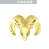 3D ram head - metal emblem - car stickerStickers