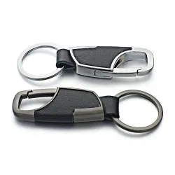 Leather keychain - with key ringKeyrings