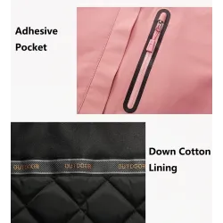 USB - heated thermal jacket with hood / zippers - waterproofJackets