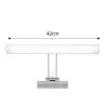 Modern - LED mirror light - wall lamp - stainless steel - waterproof - 12W - AC 90-265V - 42cmWall lights