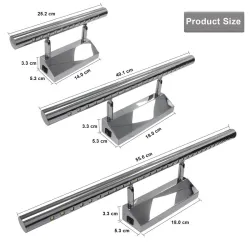3W - 5W - 7W - LED wall light - stainless steel lamp with with switch - 25 cm - 40 cm - 55 cmWall lights