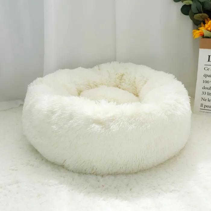 Comfortable soft bed for dogs / cats - round cushionCare