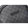 POLO - vintage leather backpack - plaid designBags
