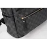 POLO - vintage leather backpack - plaid designBags