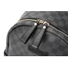 POLO - vintage leather backpack - plaid designBags