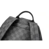POLO - vintage leather backpack - plaid designBags