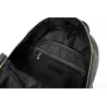 POLO - vintage leather backpack - plaid designBags