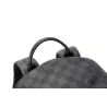 POLO - vintage leather backpack - plaid designBags