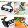 Multifunctional vegetable / fruit peeler - grater - slicer - 360 degree rotatableKitchen