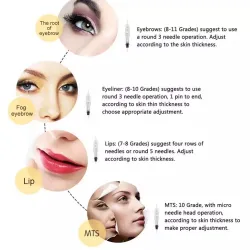 Permanent makeup - microblading MTS digital tattoo machine - setTattoo