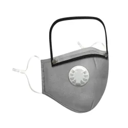 Mouth / face protective mask - detachable plastic eye shield - air valve - 2.5PM filter - reusableMouth masks