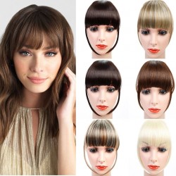 Synthetic hair fringe - with clip - volumising - extension - wigWigs