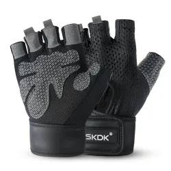 Fitness / gym / training / cycling - gloves - with wrist support strap - non-slipFitness