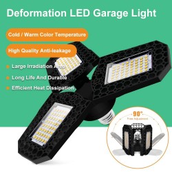 LED bulb - foldable lamp - high power - E27 - 110V - 220V - 40W - 60W - 80WE27