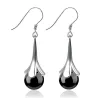 Elegant long earrings with opalEarrings