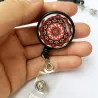 Retractable badge holder - for ID card - pass - name cardOffice