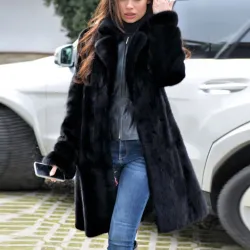 Luxury long coat - fluffy furJackets