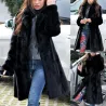 Luxury long coat - fluffy furJackets