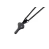 Heart & key - with crystals - necklace - unisex - for him & herNecklaces