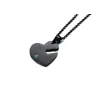 Heart & key - with crystals - necklace - unisex - for him & herNecklaces