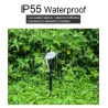 Garden lamp with music - solar - waterproof - LED - frog / cicadas sound - 2 piecesSolar lighting