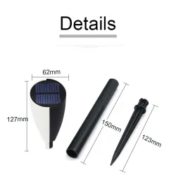 Garden lamp with music - solar - waterproof - LED - frog / cicadas sound - 2 piecesSolar lighting