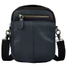Leather shoulder / crossbody bag - with zippers / pocketsBags