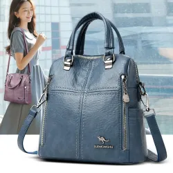 Multifunctional shoulder bag - leather backpackBackpacks